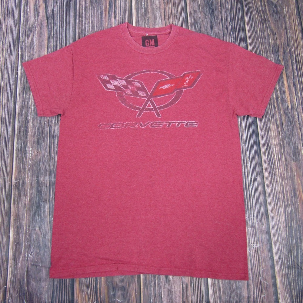 Corvette Shirt Mens Medium GM Racing Graphic Tee‎ Official Licensed Product